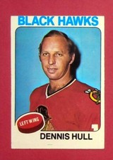 1975-76 Topps Hockey Card #254 Dennis Hull