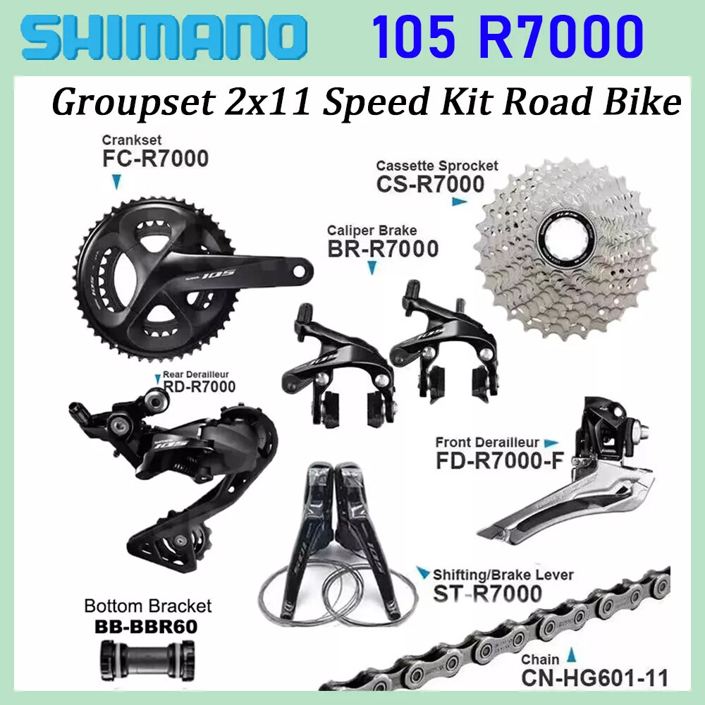 Crank 105 Shimano Set Shimano 105 R7000 Full Groupset 2x11 Speed Road Bike  Crank Rim