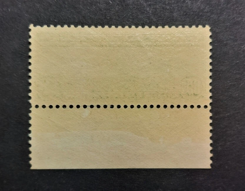 1930 US Airmail GRAF ZEPPELIN 65c ISSUE  Scott C13 w Margin / Selvage VF MNHOG - Image 2 of 2