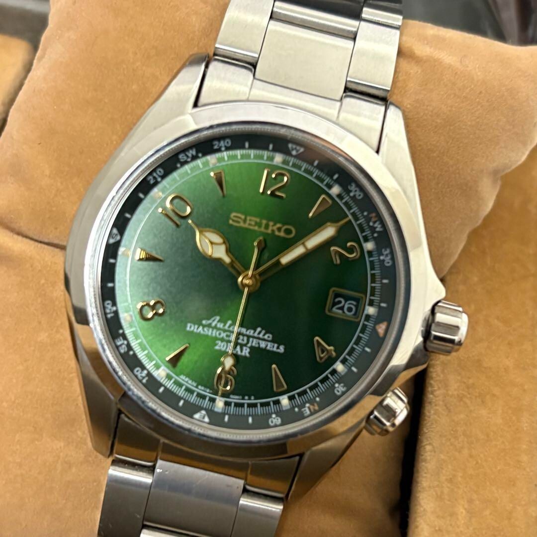 Seiko Alpinist 6R15-00E1 Automatic with replacement strap Fashion
