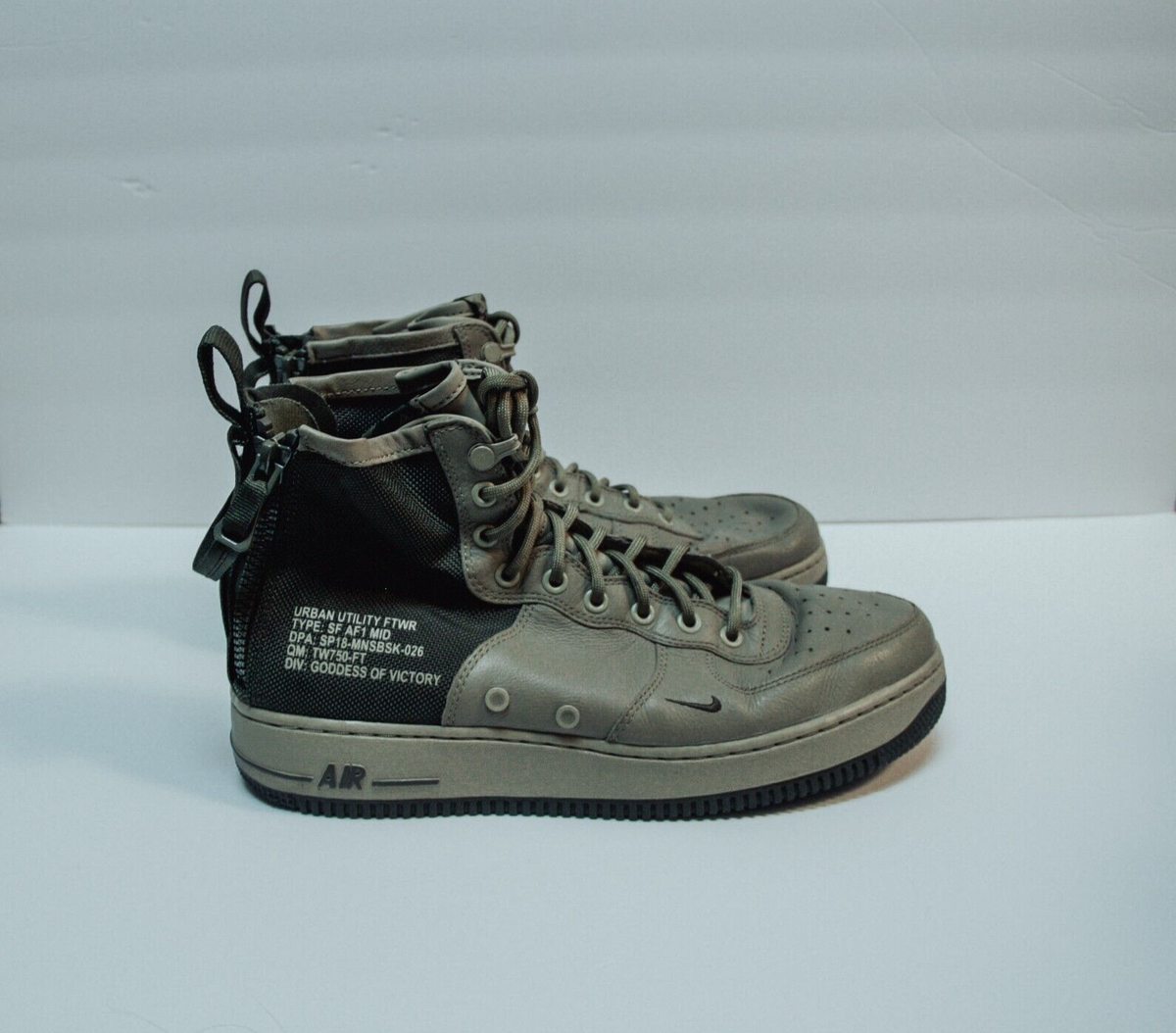 NIKE Air Force Men's SF AF1 Mid Shade 917753-201 Army Green