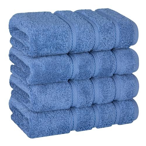Luxury Hand Towels for Bathroom, 100% Cotton Turkish 4 Piece Hand Towel Set, ...