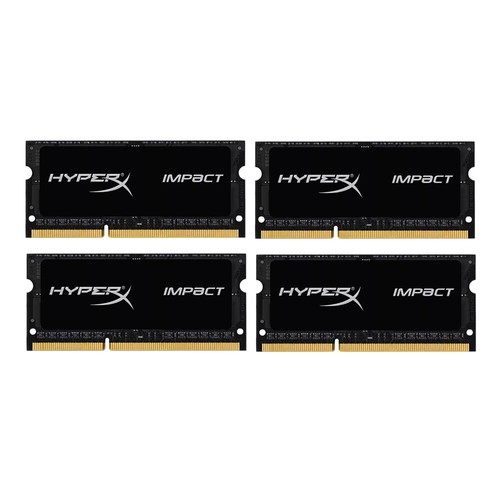 HyperX Impact 16GB Kit (4x 4GB) DDR3 1600MHz PC3-12800S Laptop Memory Notebook - Picture 2 of 8