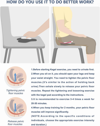 Pelvic Floor Strengthening Device for Enhanced Bladder Control, Gray - Picture 6 of 8