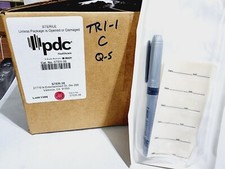 Case Lot of 100- PDC Healthcare STER-39 Clear Synthetic Medical Label Kit
