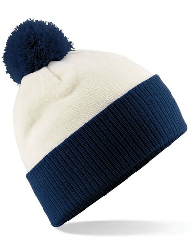 Beechfield B451 Unisex Snowstar Two-Tone Beanie/Accessory Hat - Picture 5 of 10
