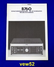 REVOX B760 "COLLEZIONE CIRCUITI" SCHEMATICS RECUEIL DE SCHEMAS **GOOD** (16)