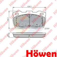 Fits Land Rover Defender 1990-2016 + Other Models Brake Pads Set Front Howen