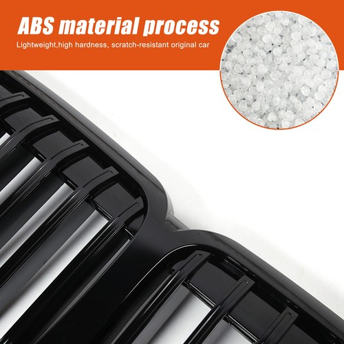 Glossy Black Car Front Bumper Line Kidney Grille Grill For BMW X7 G07 2023-2024 - Foto 4 di 6