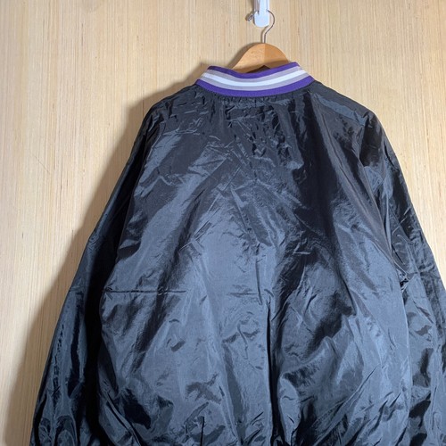 Vintage Kansa State Wildcats Jacket Adult Size Medium Black Long Sleeve Mens 90s - Picture 10 of 10