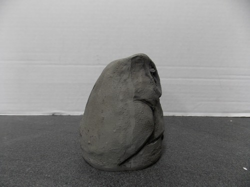 Stone Bunny Inc. Wise Owl shelf sitting grey stone material - Picture 3 of 9
