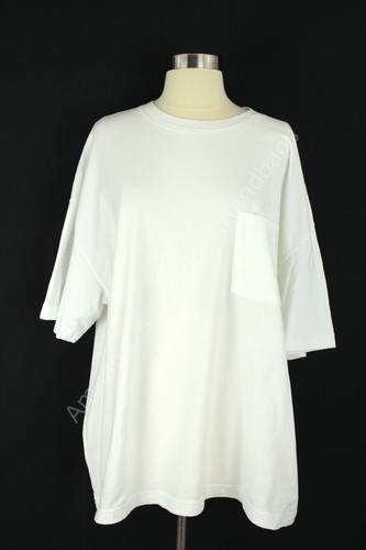 NWT ABERCROMBIE & FITCH MEN'S TEE T SHIRT OVERSIZED XXL WHITE - Picture 2 of 3