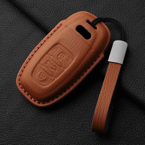 Car key Case Cover For Audi A1 A3 8V A4 B8 B9 A5 A6 C7 A7 A8 Q3 Q5 Q7 S4 S6 S7 - Foto 20 di 28