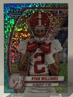 2024 Bowman Chrome U University - Aqua Mini Diamond #53 Ryan Williams 1st 68/275