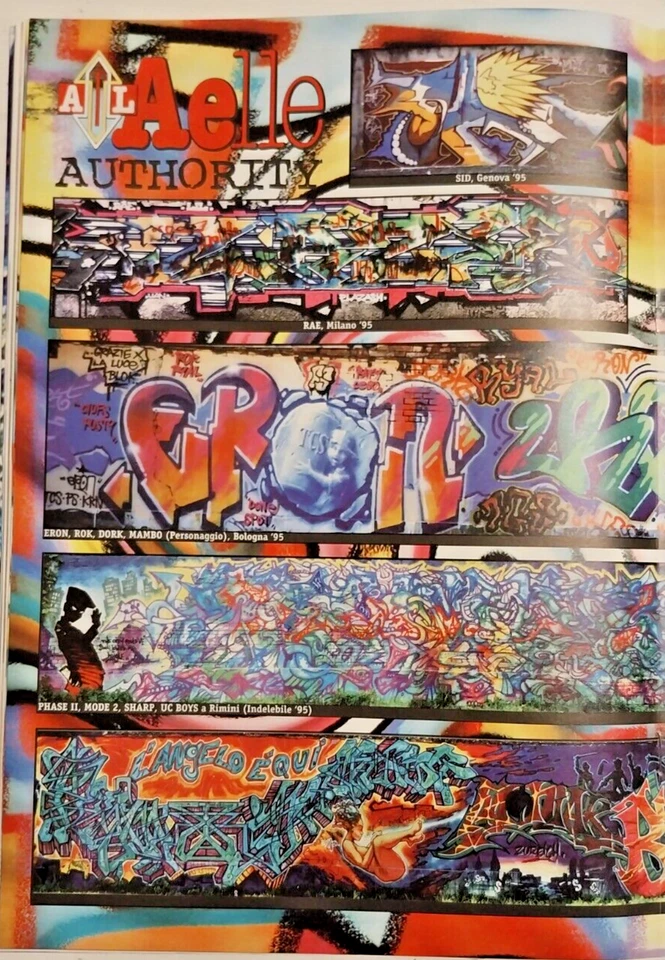 Aelle Magazine n 14 Novembre/Dicembre 1995 rivista rap graffiti hip-hop italiano - Immagine 2 di 4