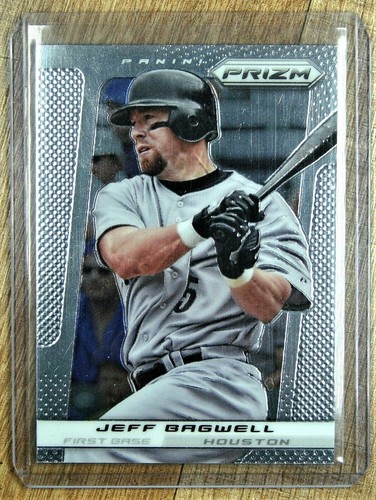 2013 Panini Prizm #178 Jeff Bagwell Houston Astros Silver Chrome - Picture 3 of 4