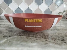 Rare PLANTERS Peanuts Wilson Football Bowl Server Plastic Headline Sports Advert