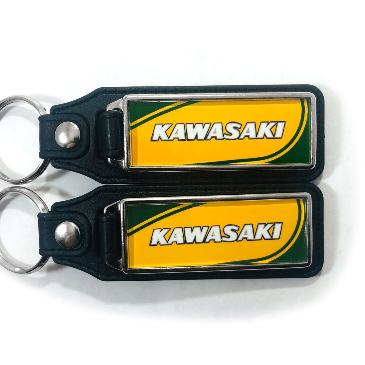 Keychains for 1970s Kawasaki H1 H2 Z900RS SE Fob Key Ring (2-Pack) Keychains for 1970s Kawasaki H1 H2 Z900RS SE Fob Key Ring (2-Pack)