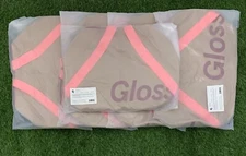 Glossier Duffle Beauty Bag Desert Rose Permanent Collection Brand New