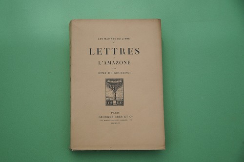 1914 Remy de Gourmont Letters to the Amazon Original Edition on Rives Paper