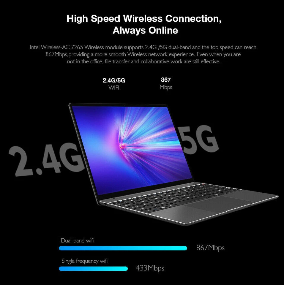 CHUWI CoreBook X 14.1 intel i5-8259U 8GB 512GB SSD Win 11 Laptop NoteBook PC - Image 3 of 4