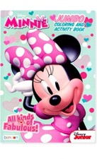 Minnie Mouse Jumbo Coloring  Activity Book All Kind of Fabulous Valentines