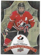 2016-17 Upper Deck Team Canada Juniors MEAGHAN MIKKELSON Program Excellence Gold