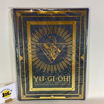 YuGiOh Binder Millennium 9 Pockets Jump Victory Carnival 2021 Gold New JP Offici