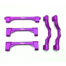 Losi LMT Treal Machined Aluminum 5pc Upper Chassis Brace Set - Purple!