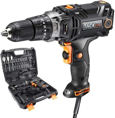 Hammer Drill Machine Tacklife Cordless Drill Review Tacklife 20V