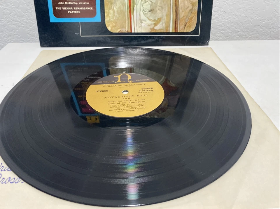 Guillaume de Machaut Notre Dame Mass Georgorian Proper Nonesuch H-71184 LP - Image 4 of 4
