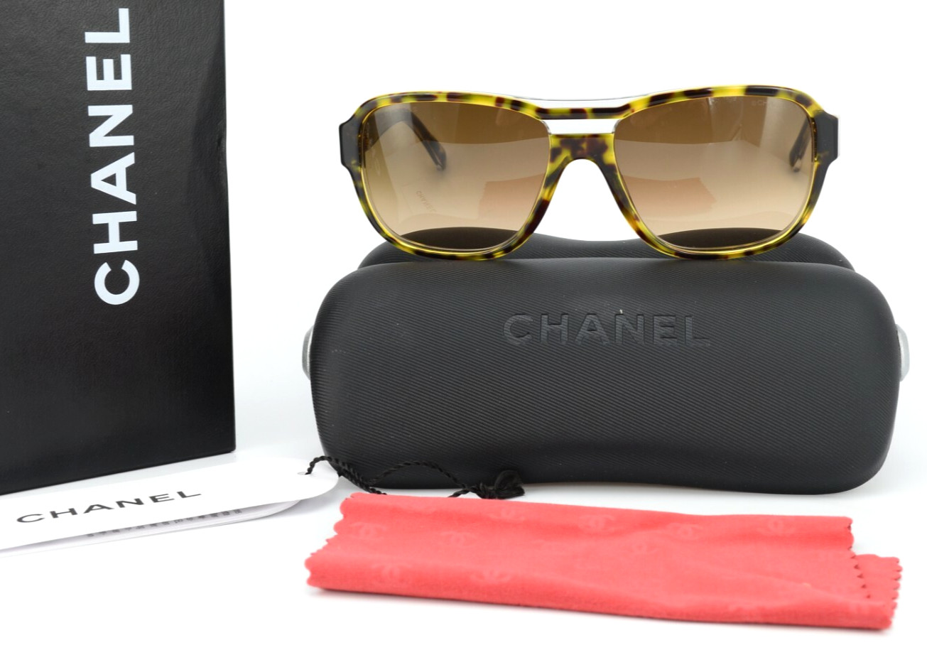 CHANEL Sonnenbrille 5194 c.763/3B 57-16 135 Черепаховый цвет Cool Sun Fancy Grain Италия
