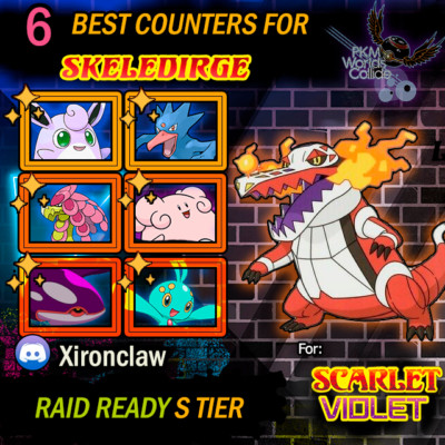 Skeledirge Tera Raid Counters Battle Ready or EVENT POKÉMON SCARLET &VIOLET 