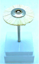 2 St&uuml;ck Dental Zahnarzt Zahntechnik ZahnLabor Polierb&uuml;rste weiss weich 22mm, 2 x