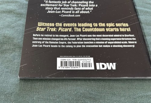 Star Trek: Picard Book Lot - Hardcover (2) & Paperback (2) - Neuwertiger Zustand - Bild 5 von 6