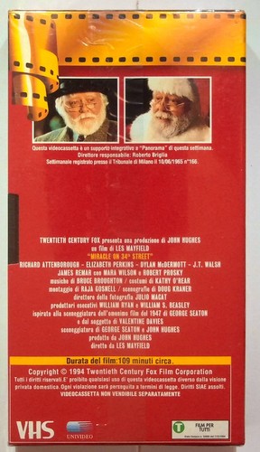 EBOND Miracolo Nella 34a Strada Editoriale VHS VH000070 - Picture 2 of 2