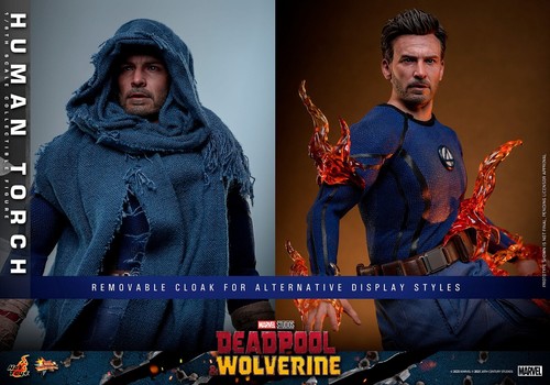 PREORDER Deadpool & Wolverine Movie Masterpiece Action Figure 1/6 Human Torch - Imagen 16 de 18