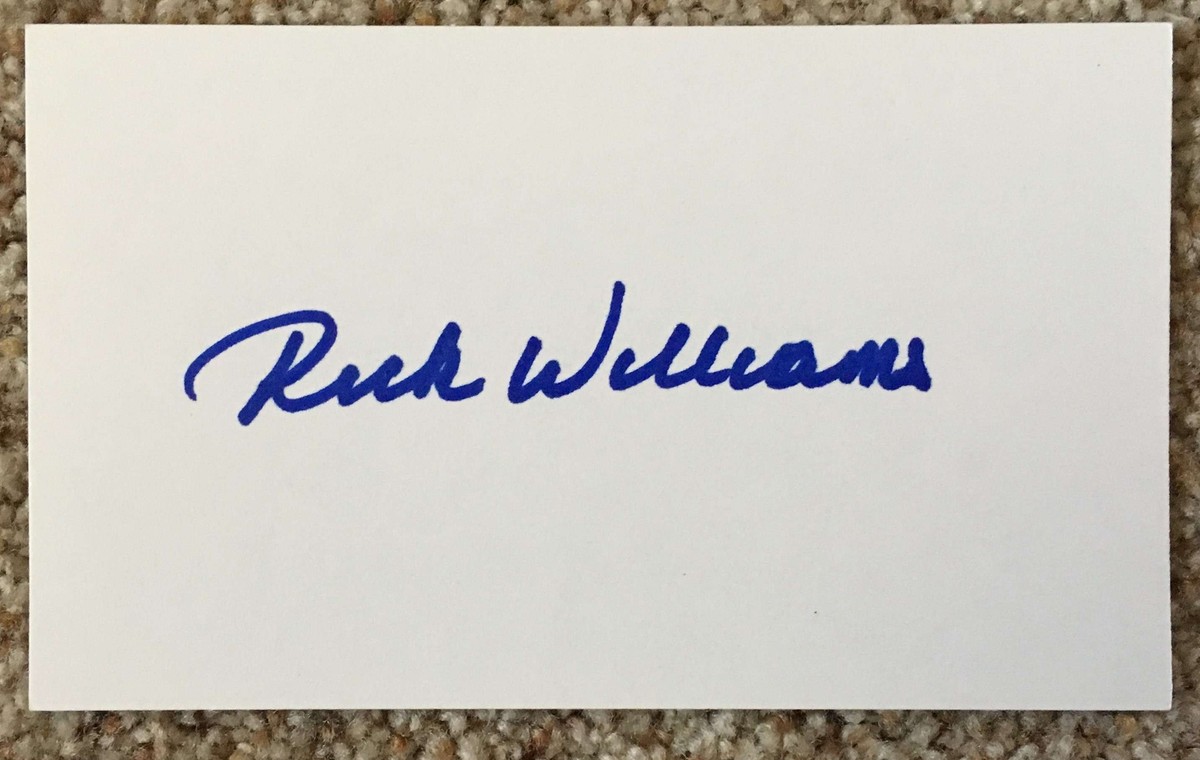 Rick Williams signed card - Astros debut 1978 | eBay