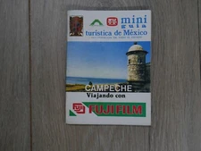 Vintage Fujifilm Mini Guide Tourist of Mexico - Campeche 1989 In Espanol