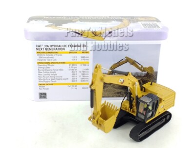 CAT 336 Excavator Next Generation 1/87 HO Scale Diecast Model