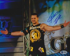 Angel Garza Jr. Signed 8x10 Photo BAS COA WWE NXT Pro Wrestling Noah Autograph