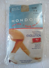 Mondor Boot Cover Tights 3338 Suntan 4-6 Opaque Matte Ultra Soft 37"-48" 40-55lb