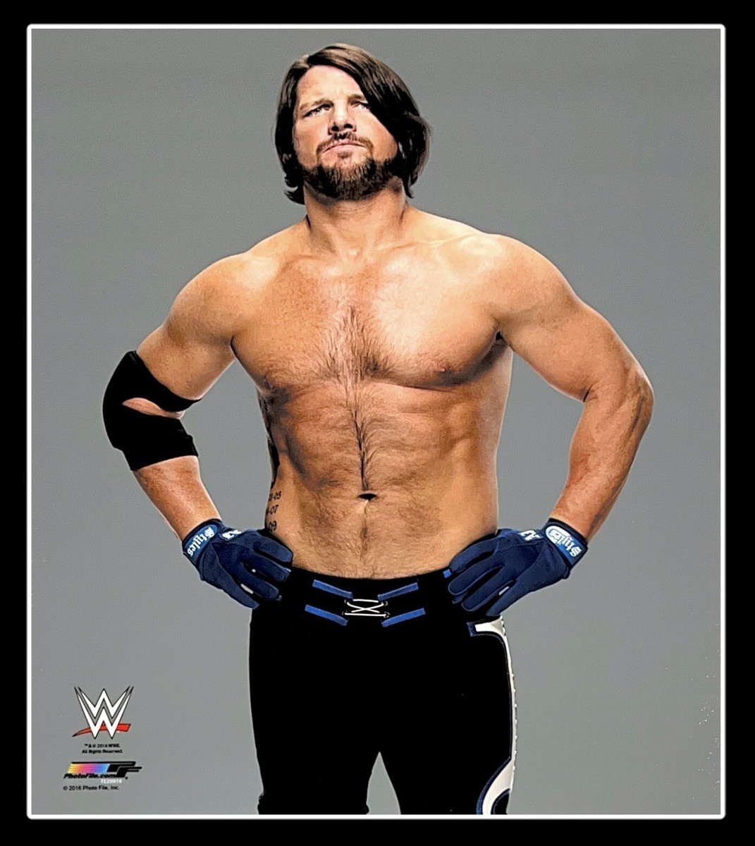 WWE　(元新日本プロレス) AJスタイルズ 直筆サイン入りフォトフレーム WWE (元新日本プロレス) AJスタイルズ 直筆サイン入りフォト