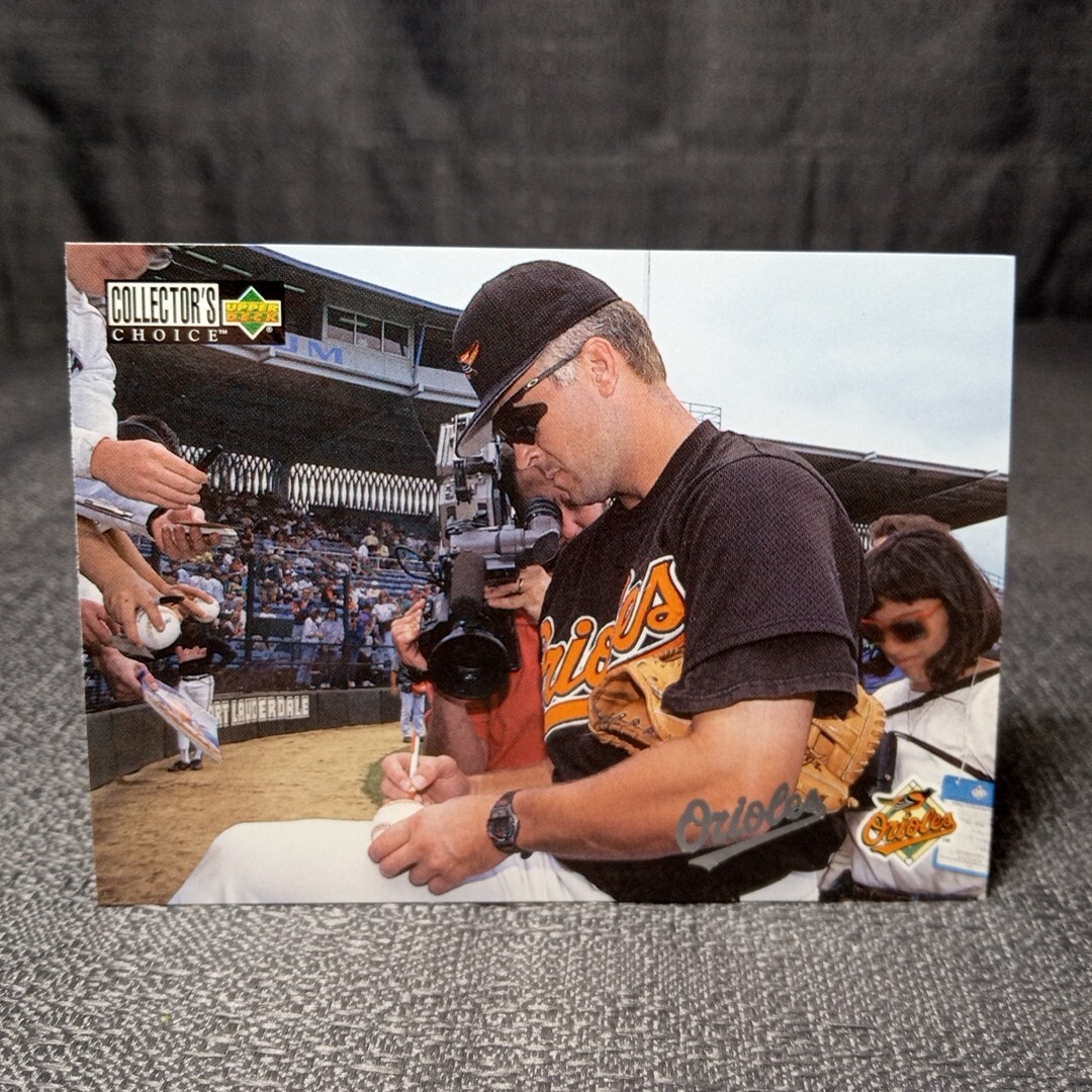 1996 Upper Deck Collectors Choice Cal Ripken Jr HOF Checklist #421 NMMT