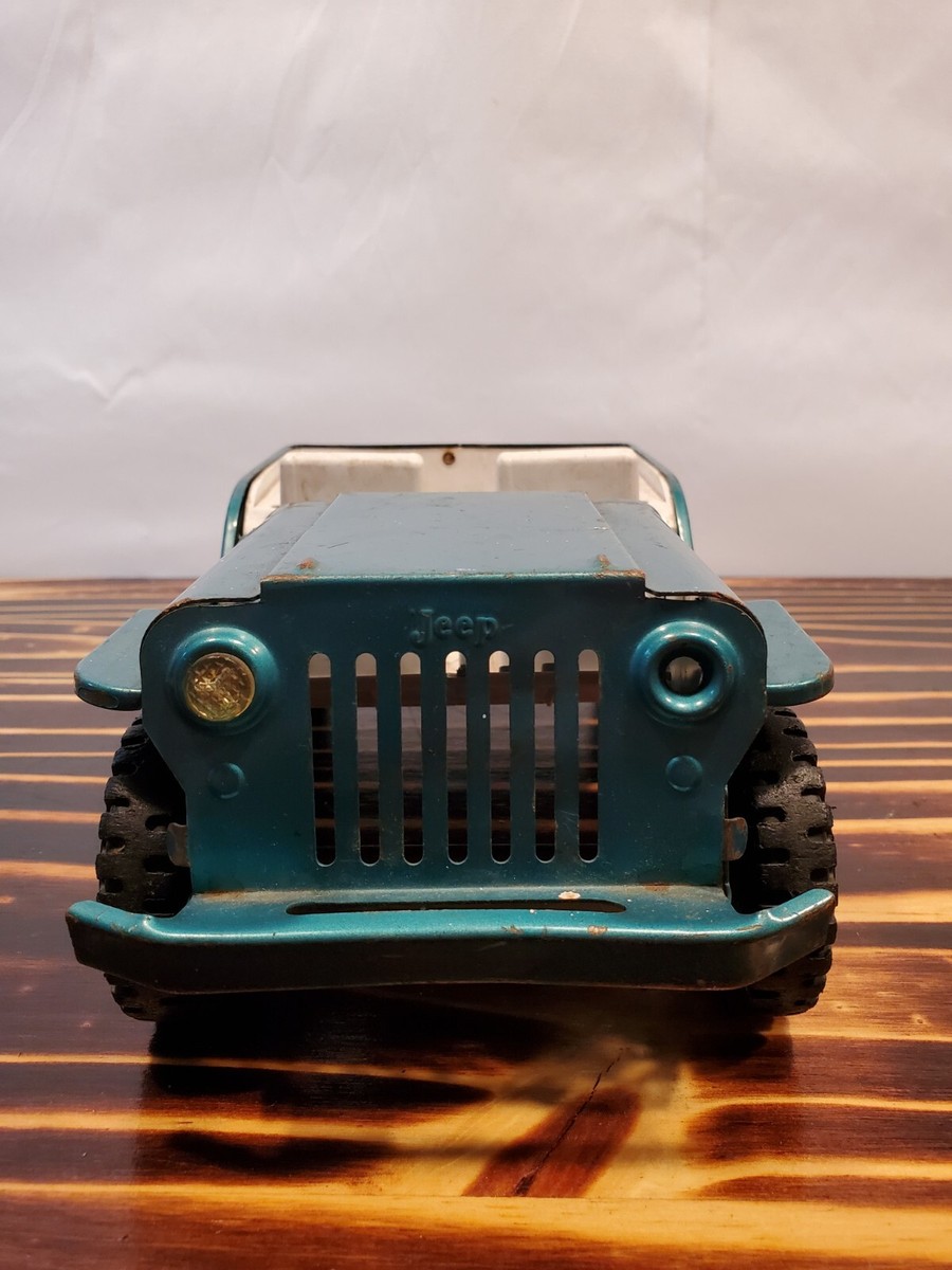 Vintage Tonka Turquoise Jeep Mound Minnesota Toy Aqua Blue 1960s