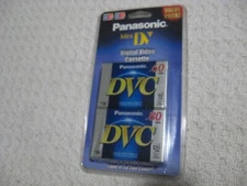 Panasonic Mini DV DVC 60min & 80min Digital Video Cassettes Package AY-DVM60EJ2V