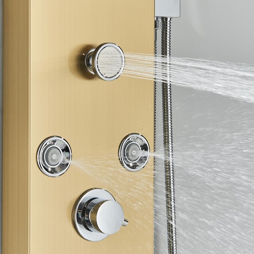 LED Panel de Ducha Moderna Acero Inoxidable Columna de Hidromasaje Para Baño - Imagen 107 de 207