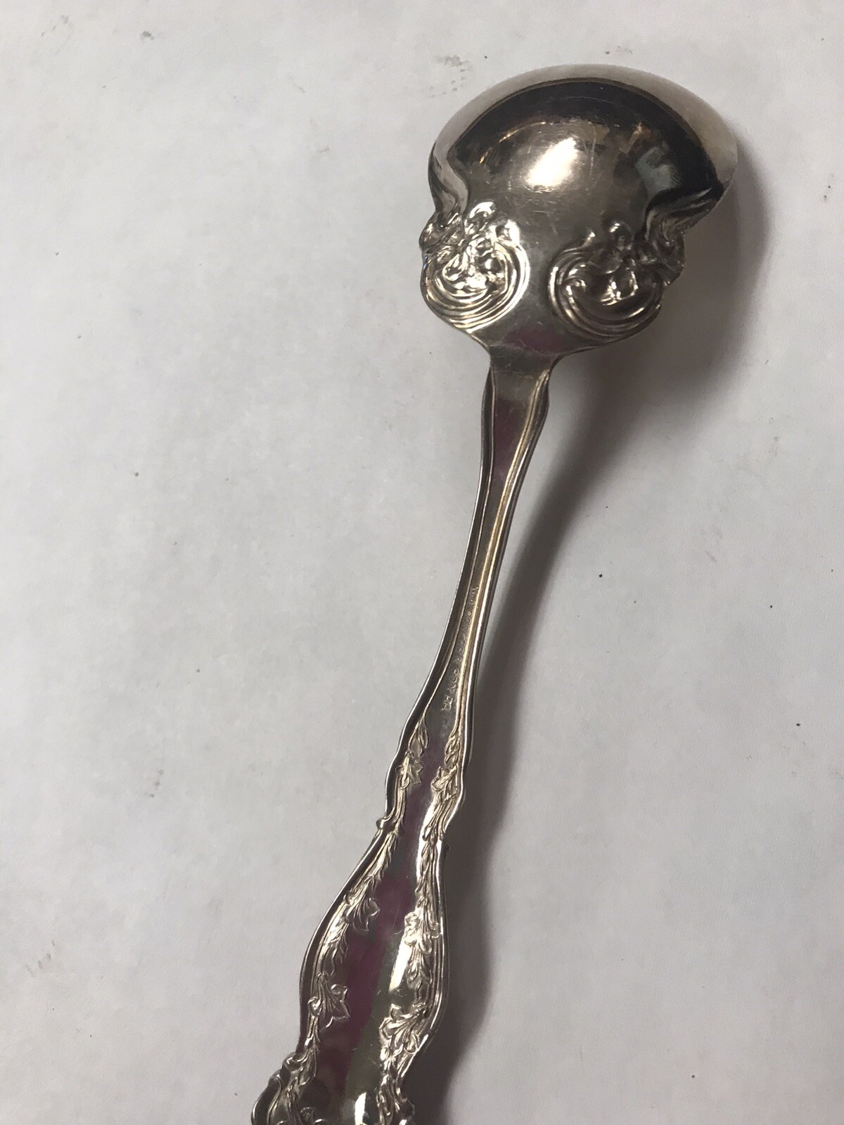 Wm Rogers & Son AA silverplate sugar shell spoon Chester pattern Flatware C1 eBay