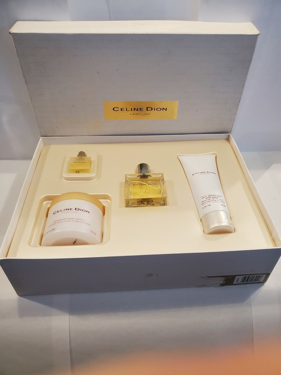 Celine Dion 4 pc Gift Set~New~Rare(imperfect box) | eBay
