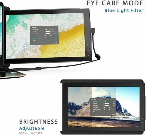 Mobile Pixels Trio Portable Monitor for Laptops, 12.5" Full HD IPS Screens, USB - Picture 10 of 13
